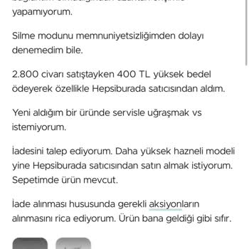 Hepsiburada Xiaomi Marka Süpürge İlk Günden Sorunluydu