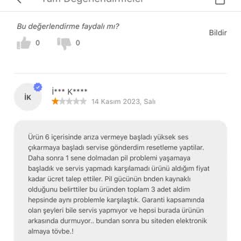 Hepsiburada Xiaomi Marka Süpürge İlk Günden Sorunluydu