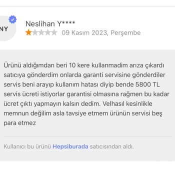 Hepsiburada Xiaomi Marka Süpürge İlk Günden Sorunluydu