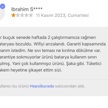 Hepsiburada Xiaomi Marka Süpürge İlk Günden Sorunluydu