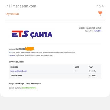 ETS Çanta Güven Vermiyor!