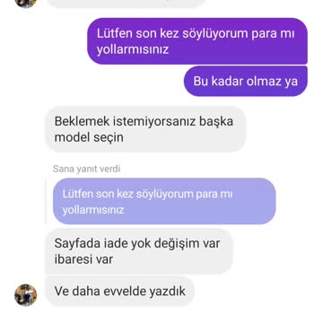 Butik Trent Sipariş Hayal Kırıklığı Ve Mağduriyet
