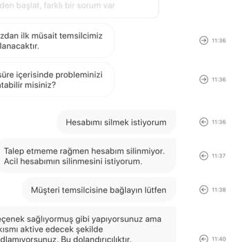 Gardrops Hesabımı Silemiyorum Ve Müşteri Temsilcisine De Ulaşamıyorum