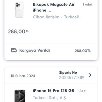 Turkcell Pasaj Sipariş Durumunun Depoda Bekliyor Olması Problemi