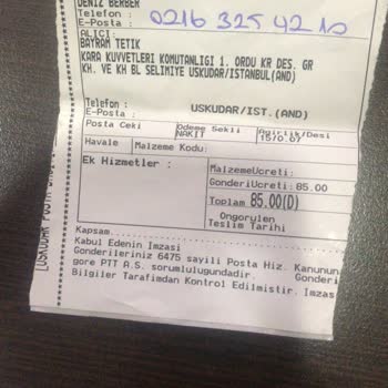 PTT Kargo Ve Yaşanan Hüsranım