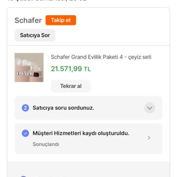 Schafer Ürünümü Kargoya Bir Türlü Vermiyor