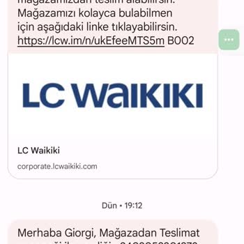 LC Waikiki Ürün Teslim Edilmedi Ücret İadesi Talebi