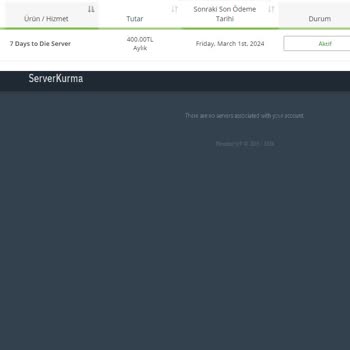 Serverkurma.com Tarafından Mağdur Edildim!