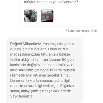 FLO Ayakkabı FLO Yanlış Ürün Müşteri Memnuniyeti