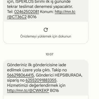 MNG Kargo Isparta İsperlos Şubesi Ürün Teslim Etmedi