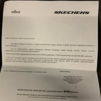 Skechers Marka Ürününe Sahip Çıkmıyor