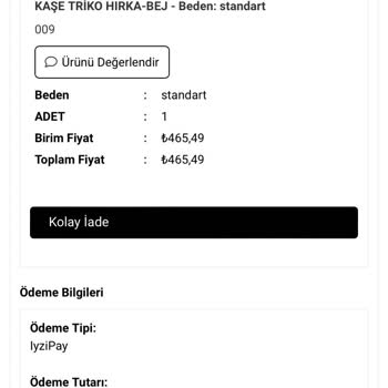 Vakro Boutique Siparişim Gönderilmedi. İşletmeden Şikayetçiyim