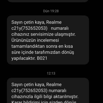 Realme Bestech İletişim Garantili Telefonumu Yapmak Para İstedi.