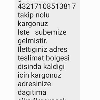 Sürat Kargo Kargo Teslimat Sorunu