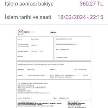 QNB Finansbank Hesabımdan İzinsiz Para Çekilmesine İtiraz