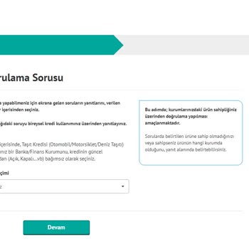Findeks.com Saçma Sapan Hatalı Güvenlik Doğrulaması