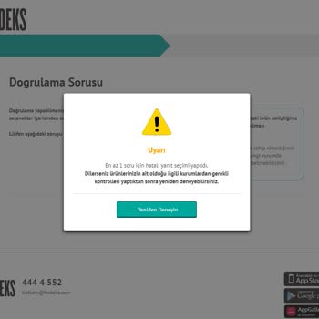 Findeks.com Saçma Sapan Hatalı Güvenlik Doğrulaması