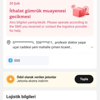 Aliexpress Alıcı Bilgileri Eksik/ Yanlış Uyarısı