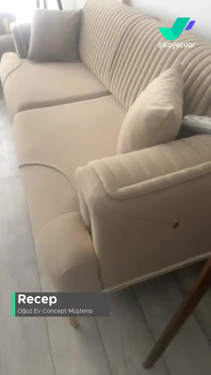Oğuz Ev Concept Koltuk Takımında Yırtıklar, Sökükler, Lekeler Var! videonun kapak resmi