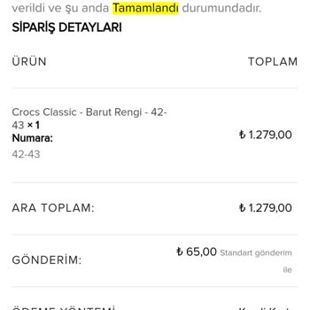 Crocs Terlik & Ayakkabı Crocs Yanlış Ürün