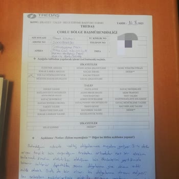 Çorlu TREDAŞ Voltaj Dalgalanması Sorununu Çözmüyorlar