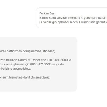 Hepsiburada.com Hatalı Yetkili Servis Yönlendirmesi