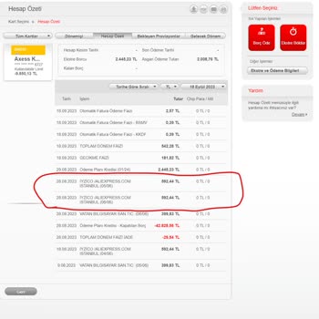 Akbank İade Aldığım Paramı Vermiyor