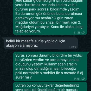 Martı Arızalı Martının Trafik Cezası Müşteriye Fatura Edilmesi Hk.