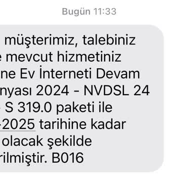 Vodafone İstenmeyen Taahhüt Yenileme