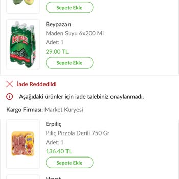 istegelsin Eksik Sipariş Ve Para İade Etmemeleri