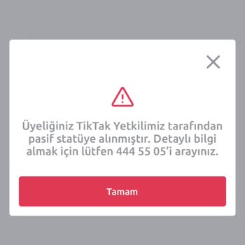 TikTak Kirala Araç Kiralama Hesabım Pasif Durumda: Aktivasyon Talebi