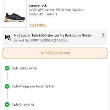 FLO Ayakkabı Yanlış Ürün Gönderdi