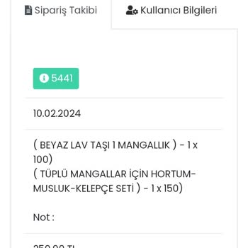 Gürsaç Mangal Mangal Siparişim Nerede?