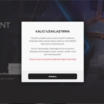 Valorant Hesabımın Erişime Kapanması