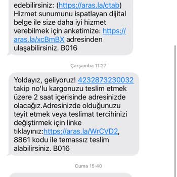 Aras Kargo Çalışanlar İşini Aksatarak Yapıyor