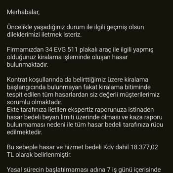 Sixt Rena Car Sigorta Ve Personel İlgisizliği