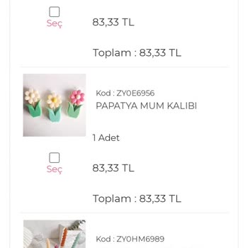 Süslü Sanat Sipariş Bilgi Sorunu