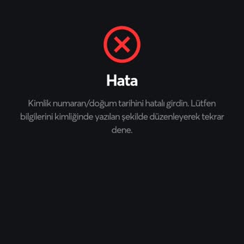 Papara Sözleşmeli Hesap Açarken Kimlik Numarası/Doğum Tarihi Hatası