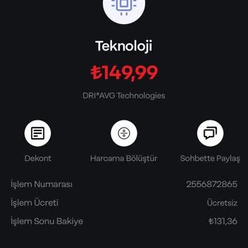 Dri AVG Antivirüs İzinsiz Para Çekme