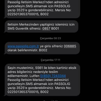 Passolig Kartım Adres Bilgisi Yanlış Bahanesiyle Gönderilmiyor.