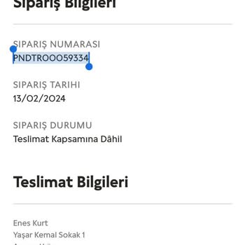 Pandora Mücevher Pandora Siparişim Gelmedi
