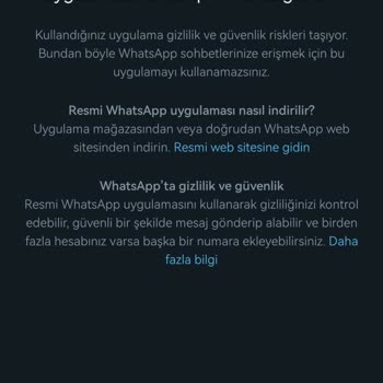 Huawei WhatsApp Giriş Sorunu