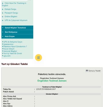 Zara Ve UPS Türkiye 8 Gündür Kargomu Getirmediler