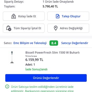 Pazarama Ücret İadesi Yapmadı