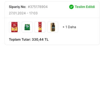 Migros Sanal Marketten Sipariş