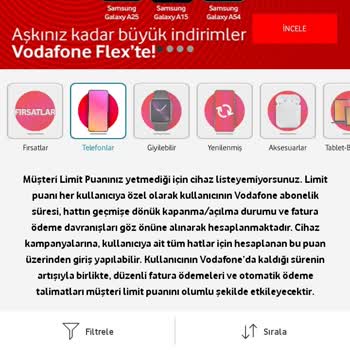 Vodafone Faturaya Ek Cihaz Sorunu