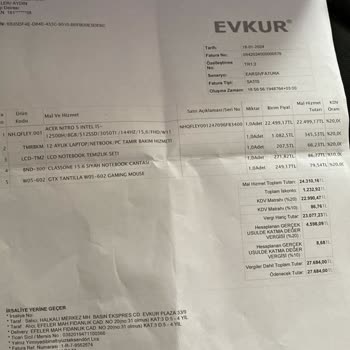 Acer Bilgisayarım 21 İş Günü İçinde İade Ya Da Değişim Yapmadılar Bilgi 0