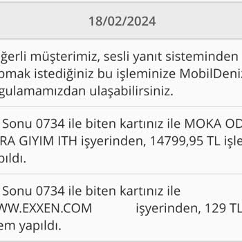 Moka Kredi Kartımdan Habersiz Alışveriş Şoku!