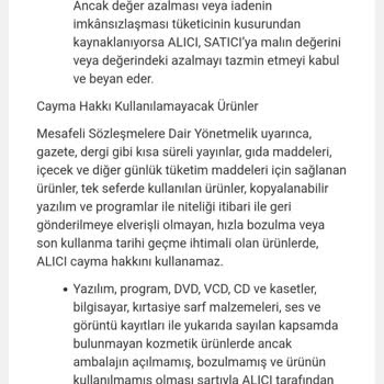 Carrefour SA Online Alışverişte İade Zorluğu