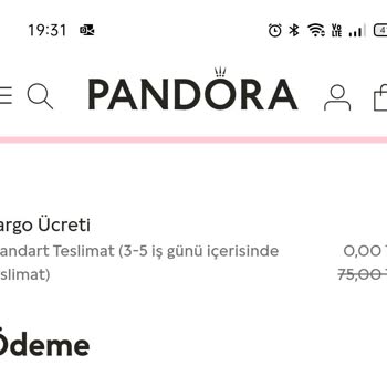 Pandora Mücevher Pandora Ürünü Teslim Edemedi